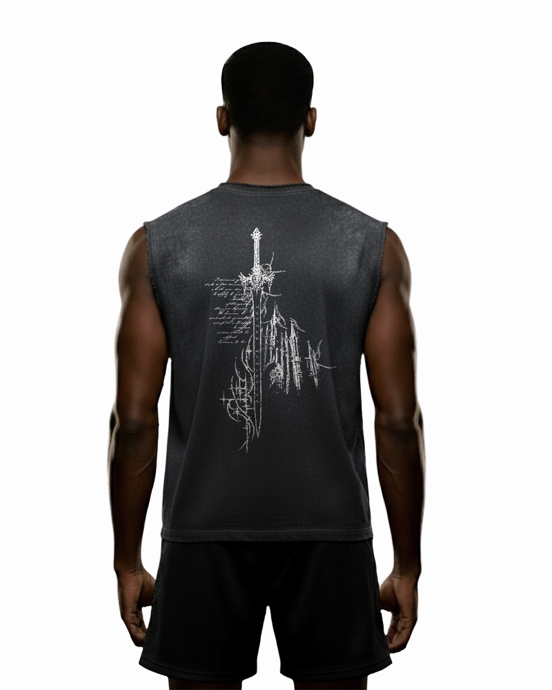VOID™ WASHED SLEEVLESS TANK-TOP