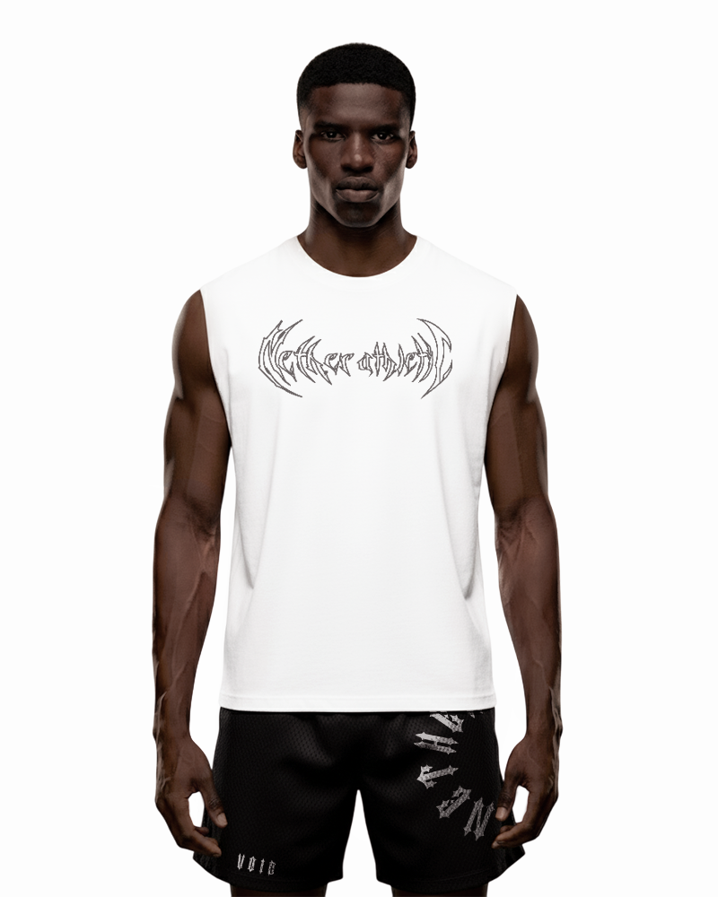 VOID™ SLEEVLESS TANK-TOP - WHITE