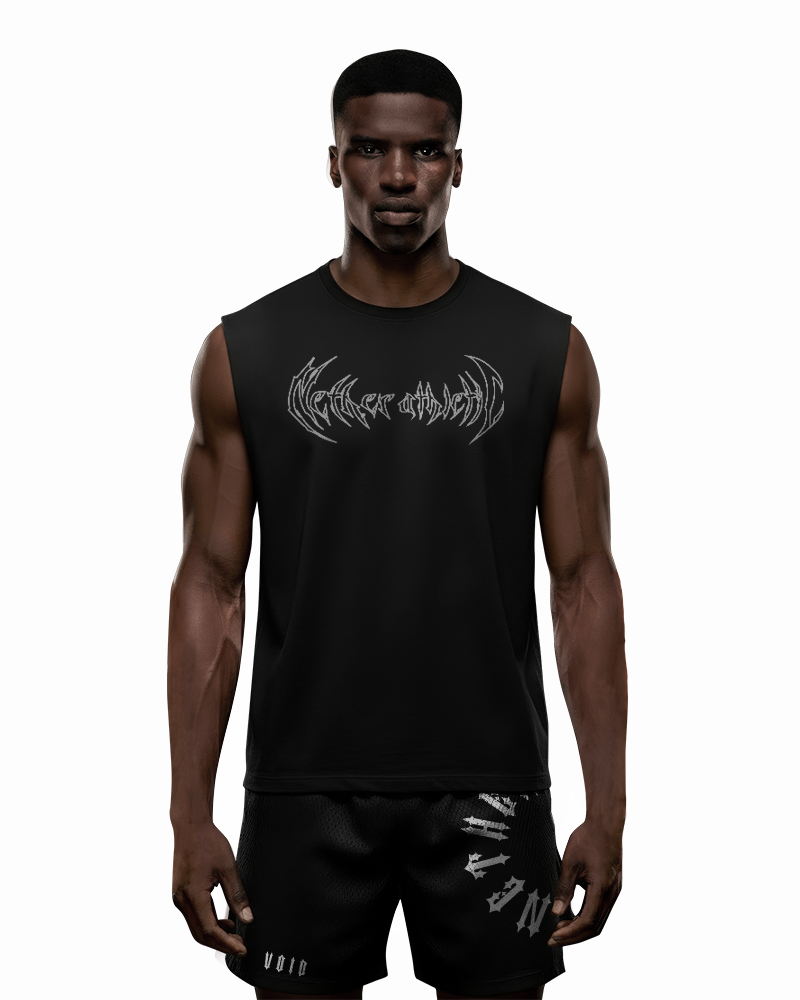 VOID™ SLEEVLESS TANK-TOP - BLACK