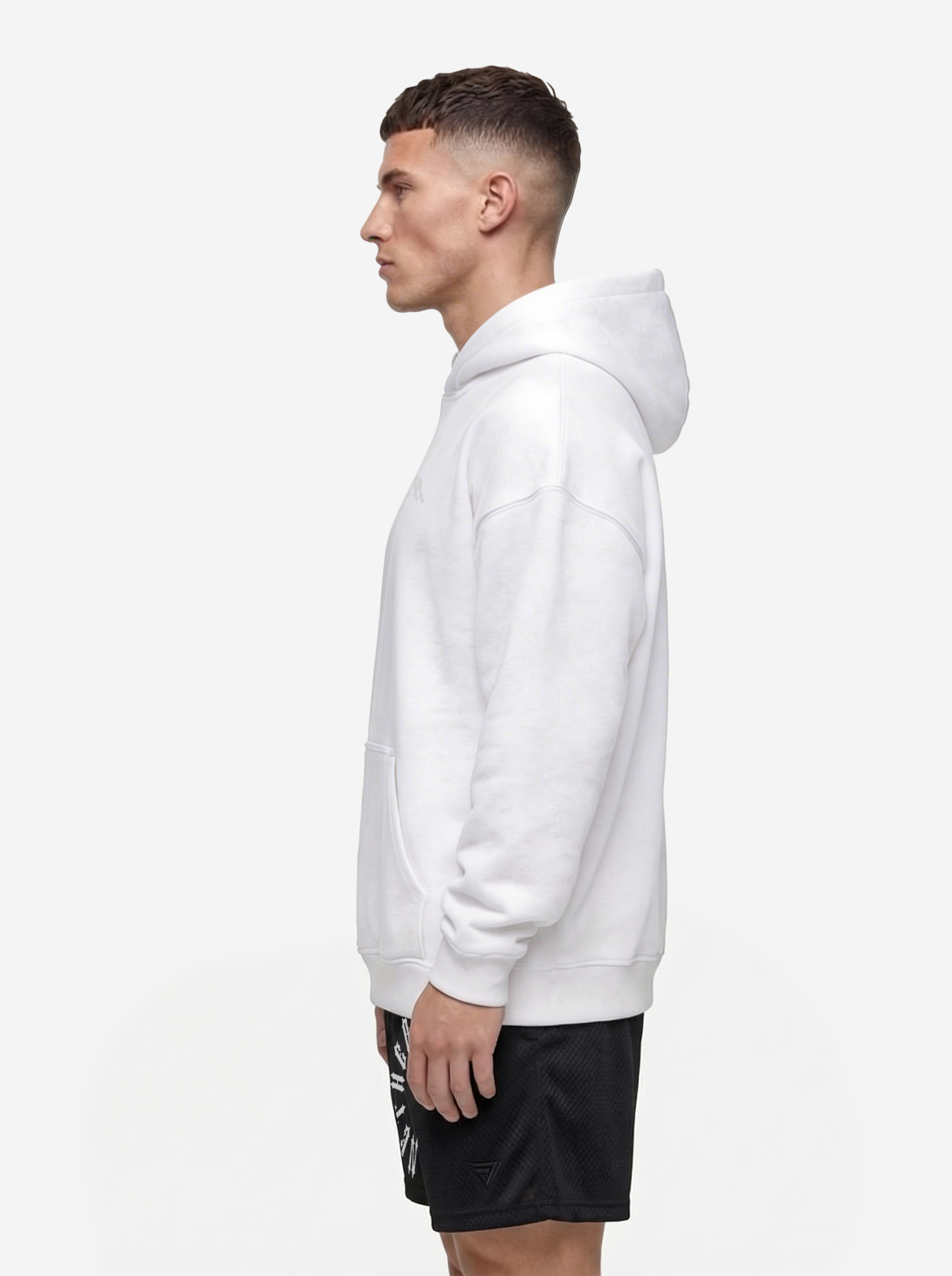 VOID BOXY HOODIE - BLACK