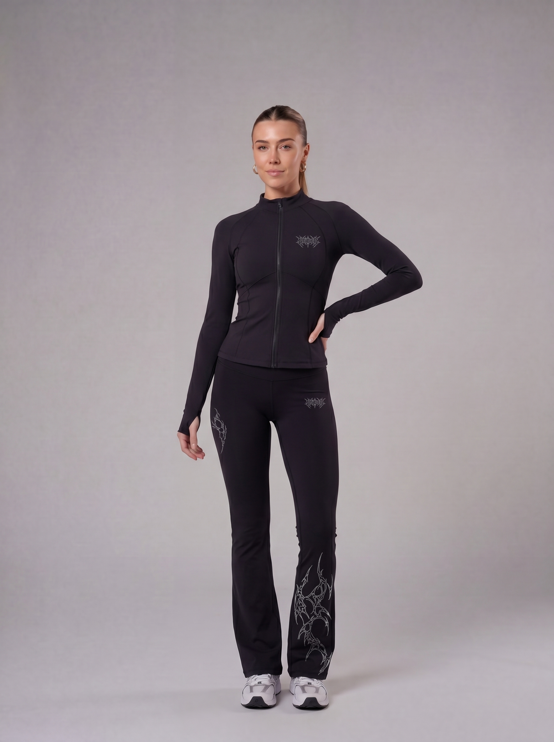 REAVER FLARED PANTS - BLACK