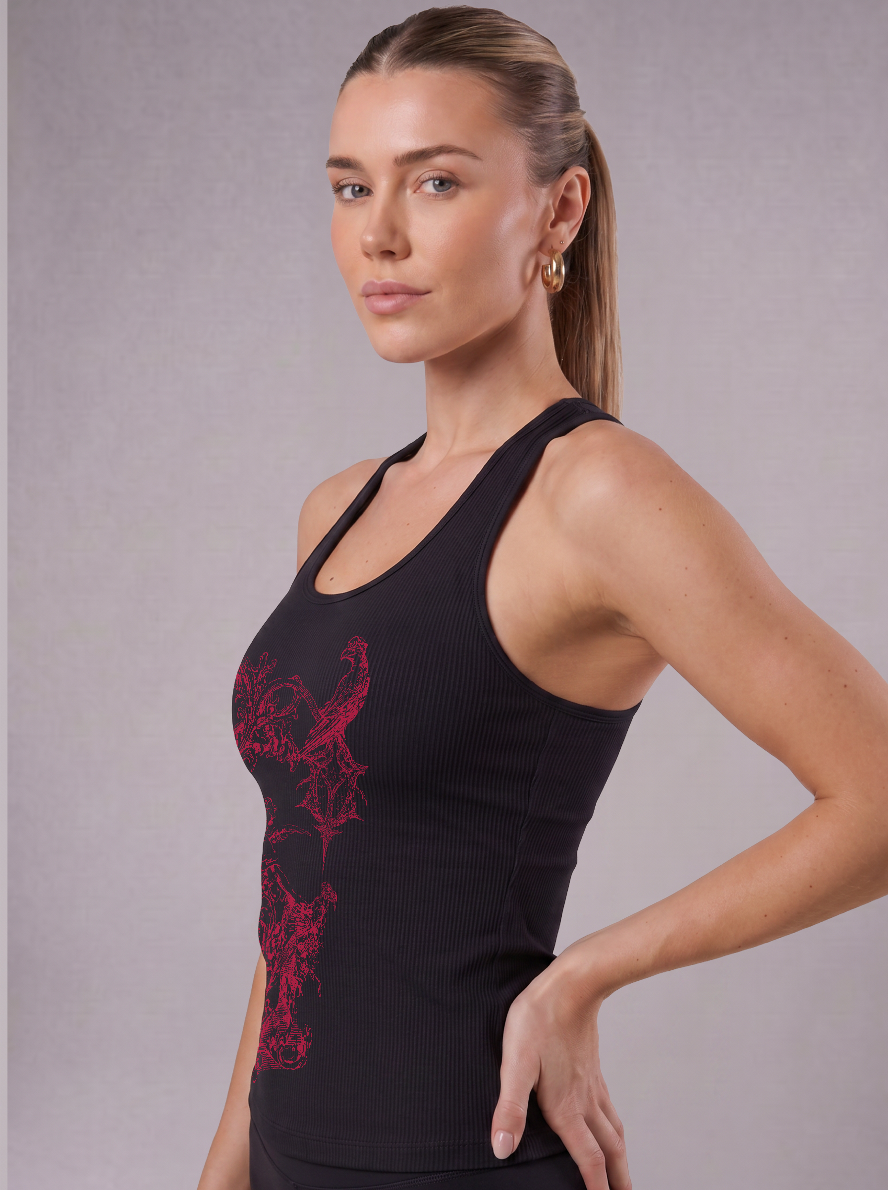 REAVER TANK-TOP WOMEN - BLACK