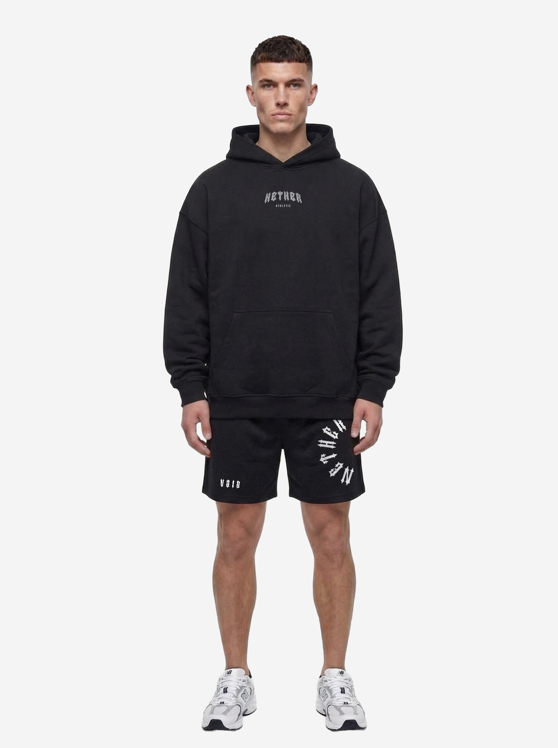 VOID BOXY HOODIE - WHITE