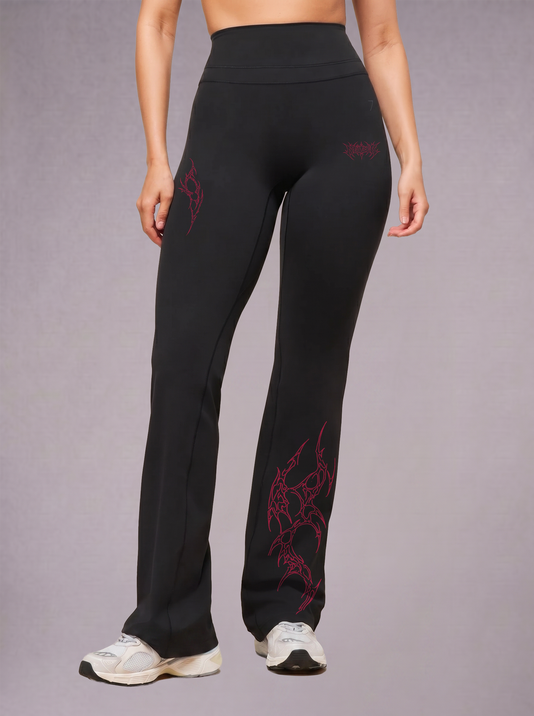REAVER FLARED PANTS - BLACK