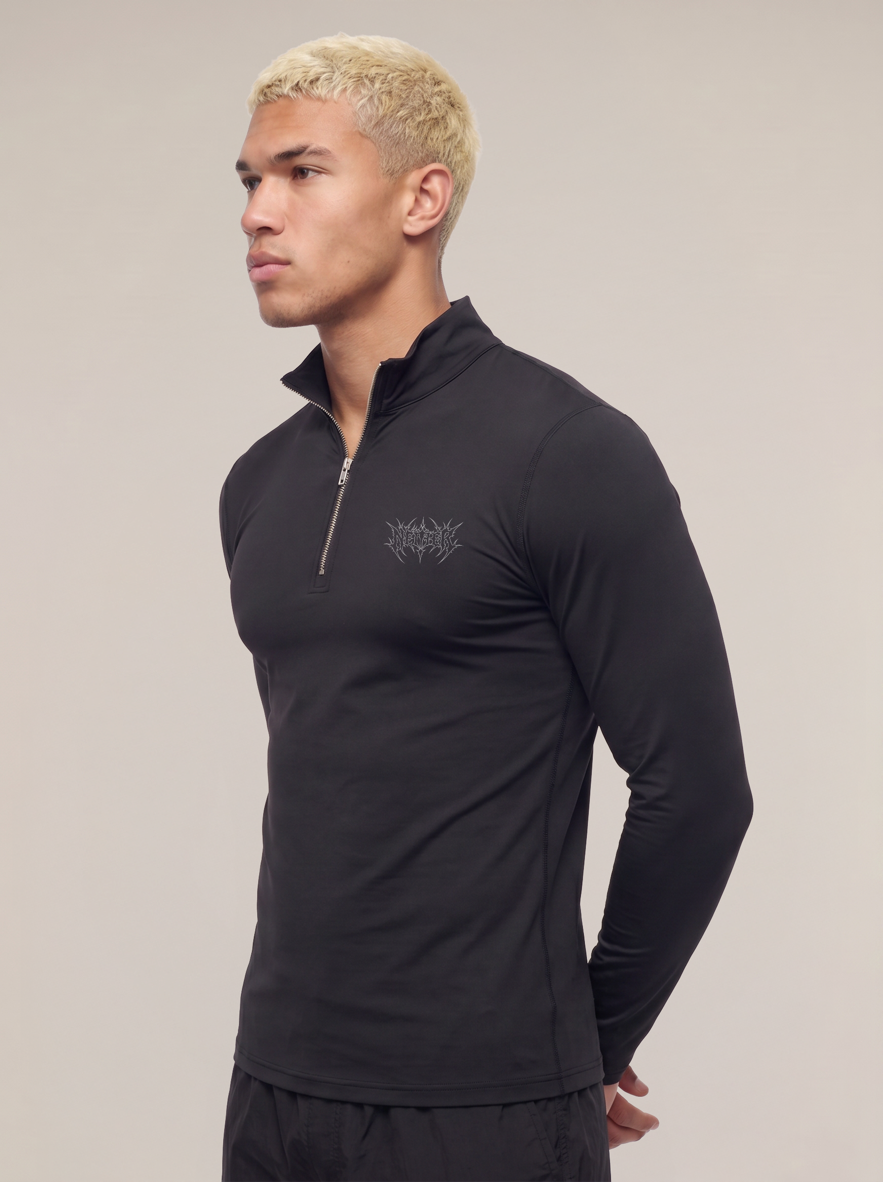 REAVER QUARTER-ZIP - BLACK