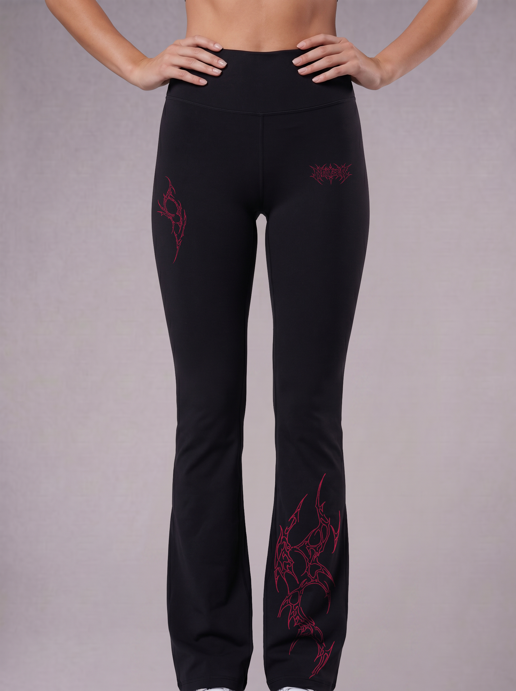 REAVER FLARED PANTS - BLACK