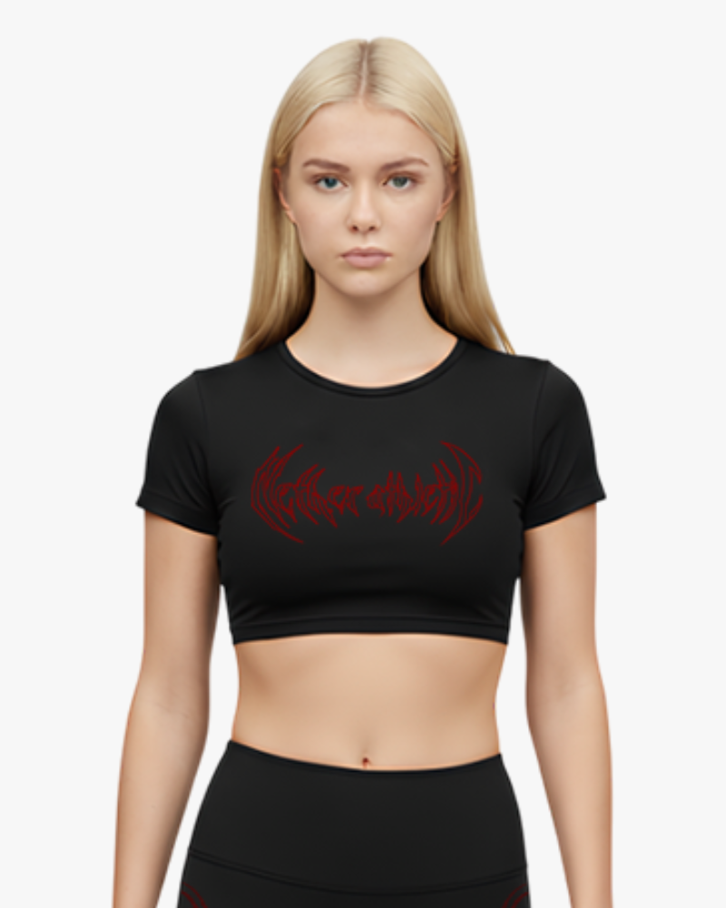 VOID™ WOMEN SHORT SLEEVE CROP TOP