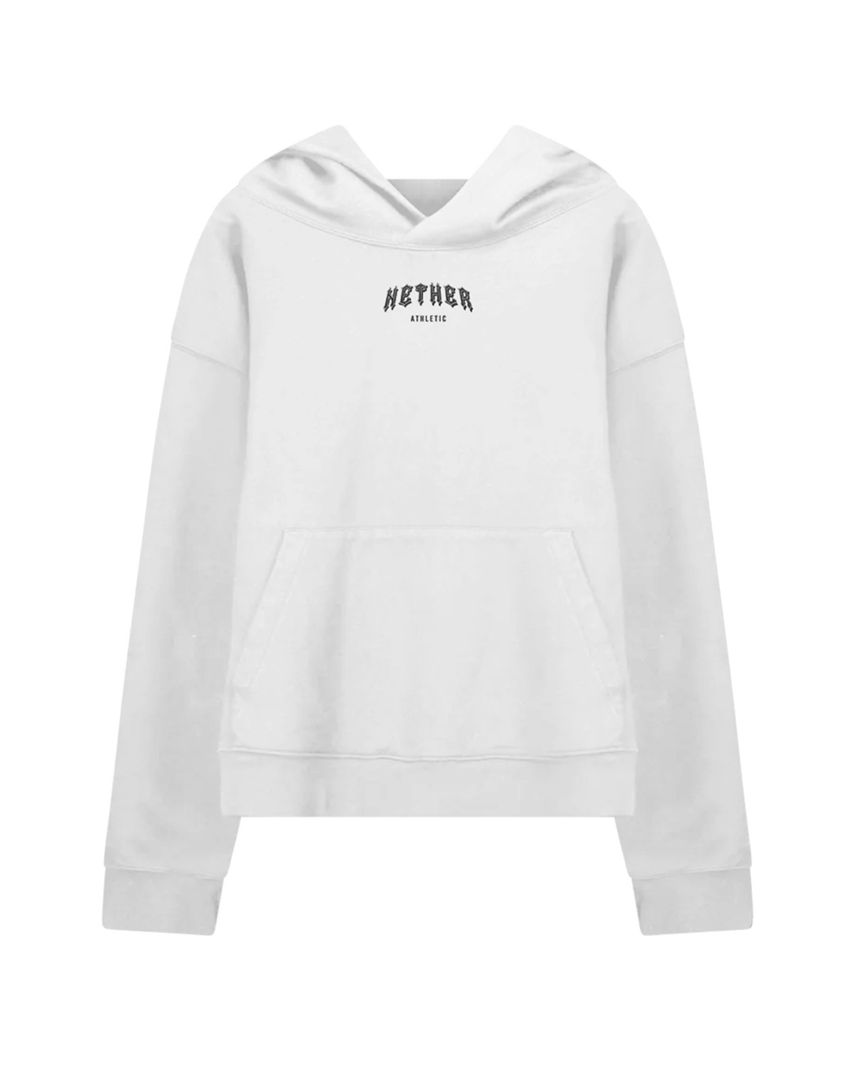 VOID BOXY HOODIE - WHITE