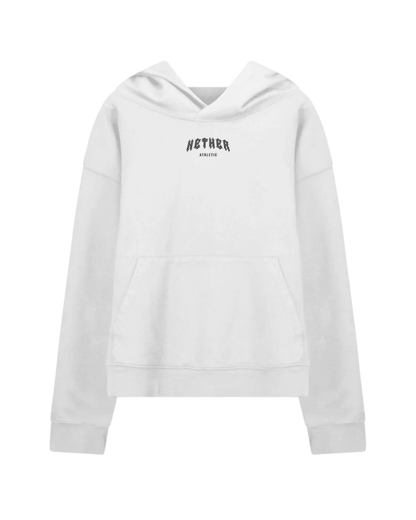 VOID BOXY HOODIE - WHITE