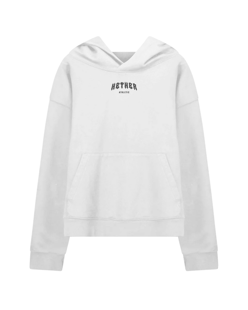 VOID BOXY HOODIE - WHITE