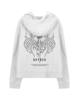 VOID BOXY HOODIE - WHITE