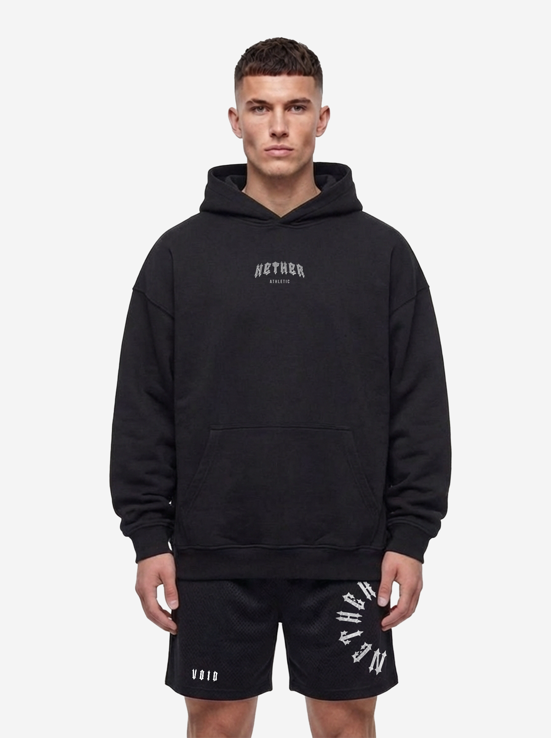 VOID BOXY HOODIE - WHITE
