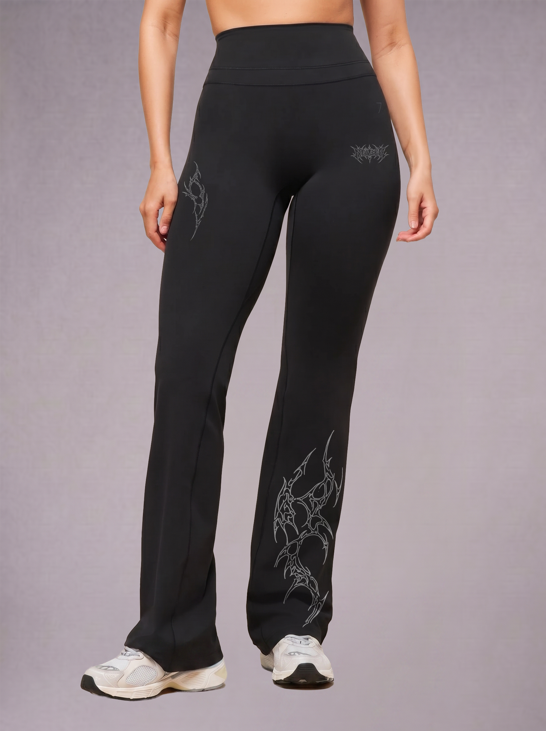 REAVER FLARED PANTS - BLACK