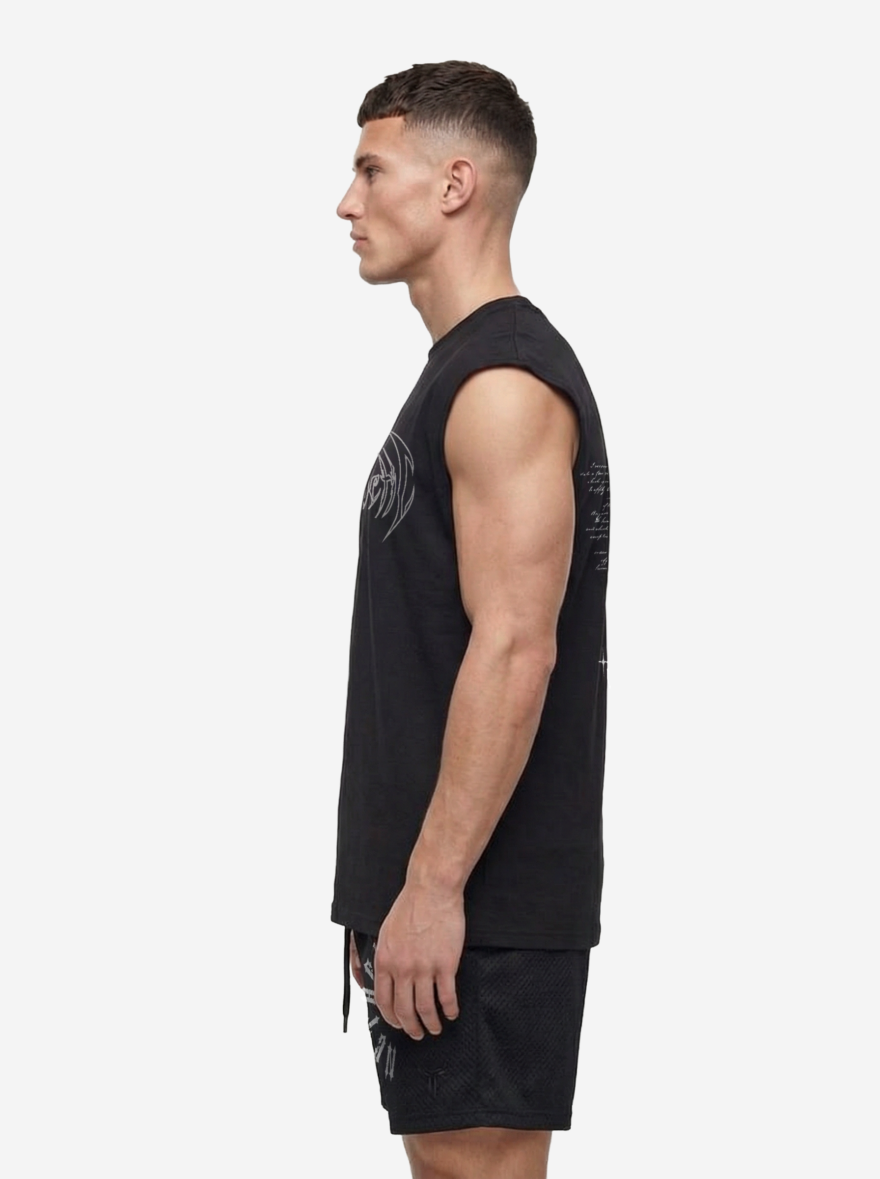 VOID™ SLEEVLESS TANK-TOP - BLACK