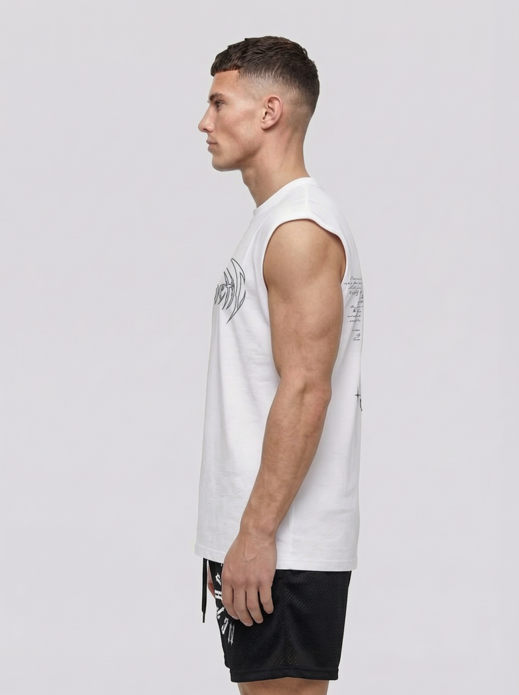 VOID™ SLEEVLESS TANK-TOP - BLACK