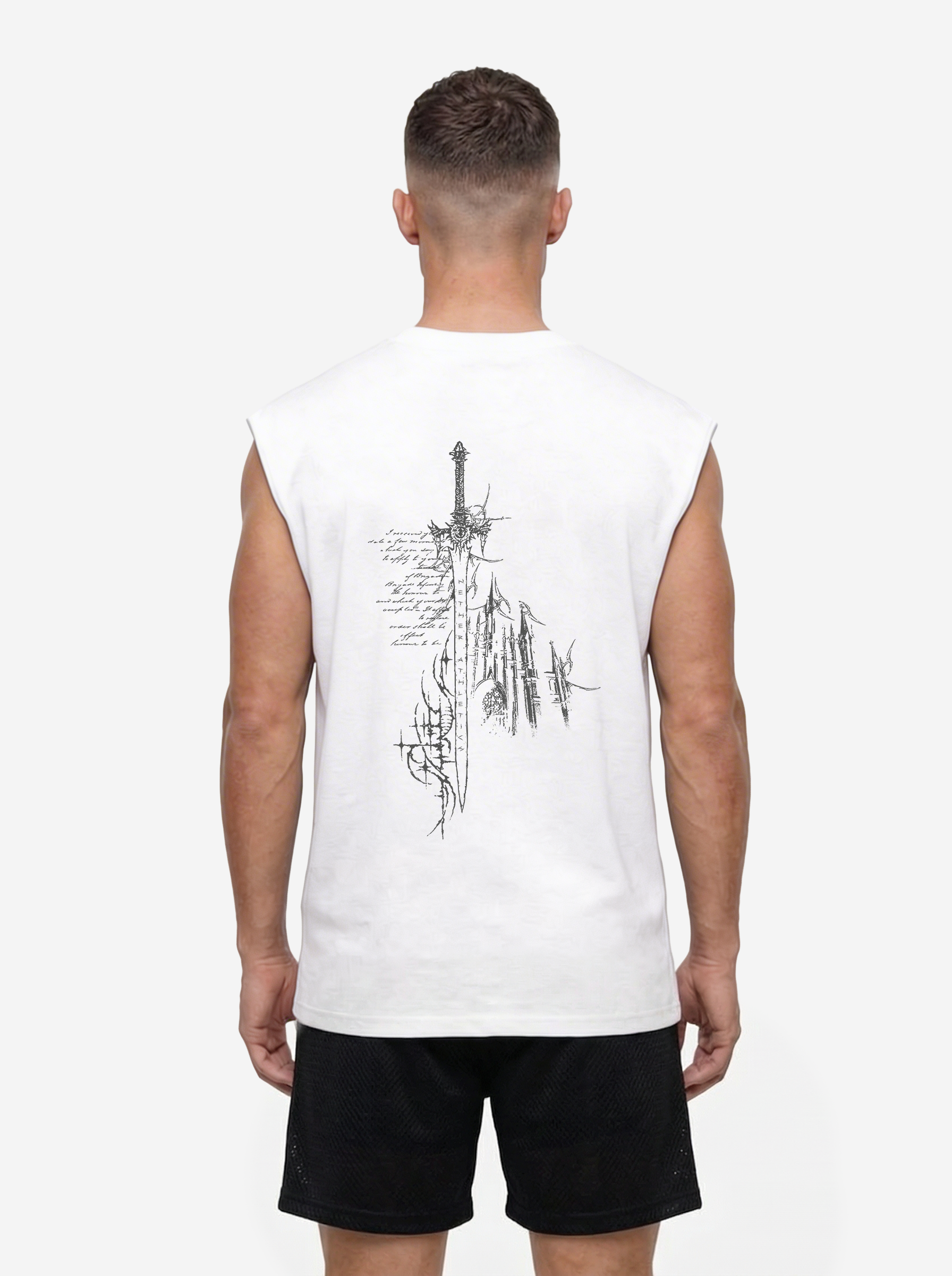 VOID™ SLEEVLESS TANK-TOP - BLACK