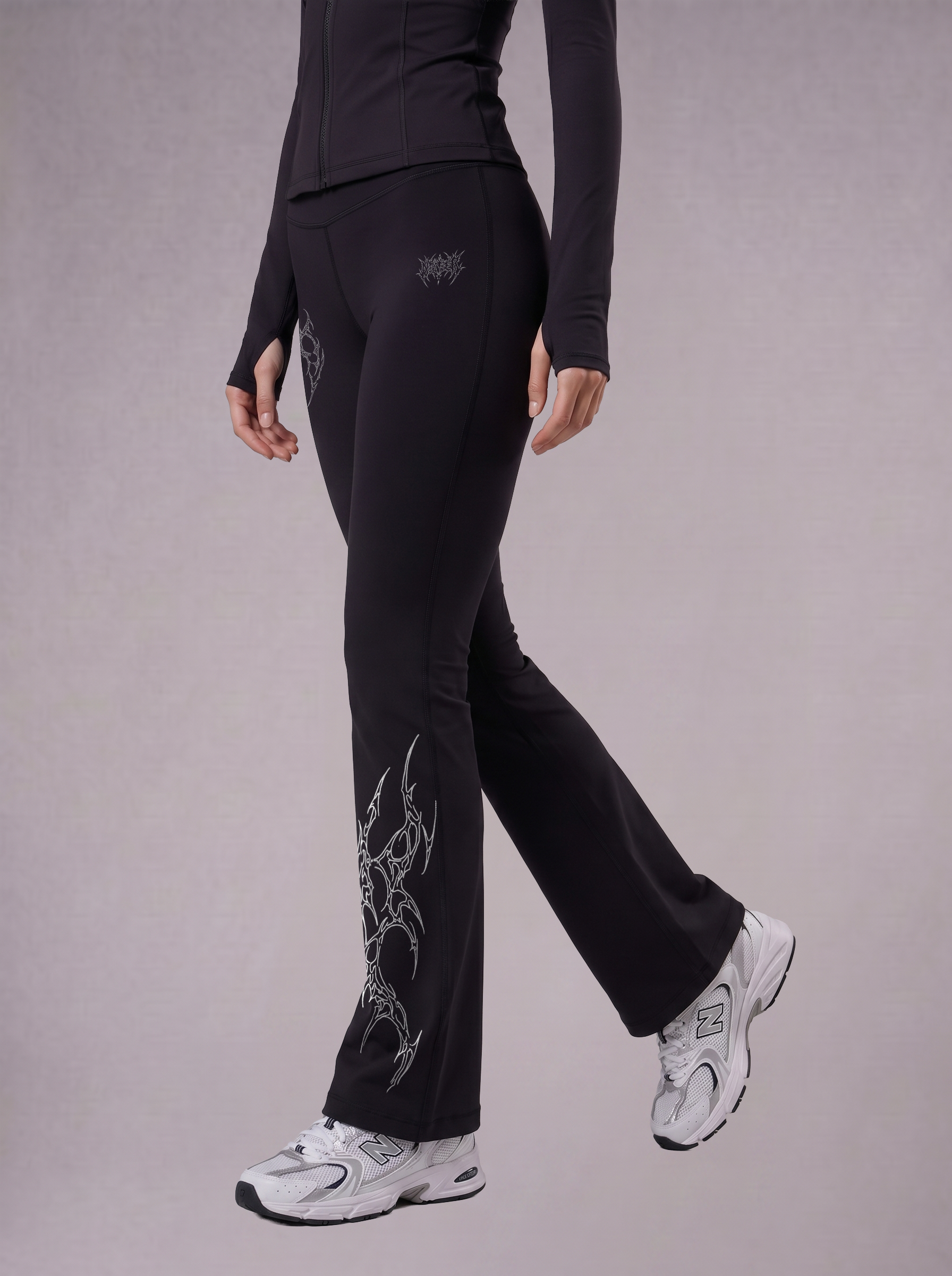 REAVER FLARED PANTS - BLACK