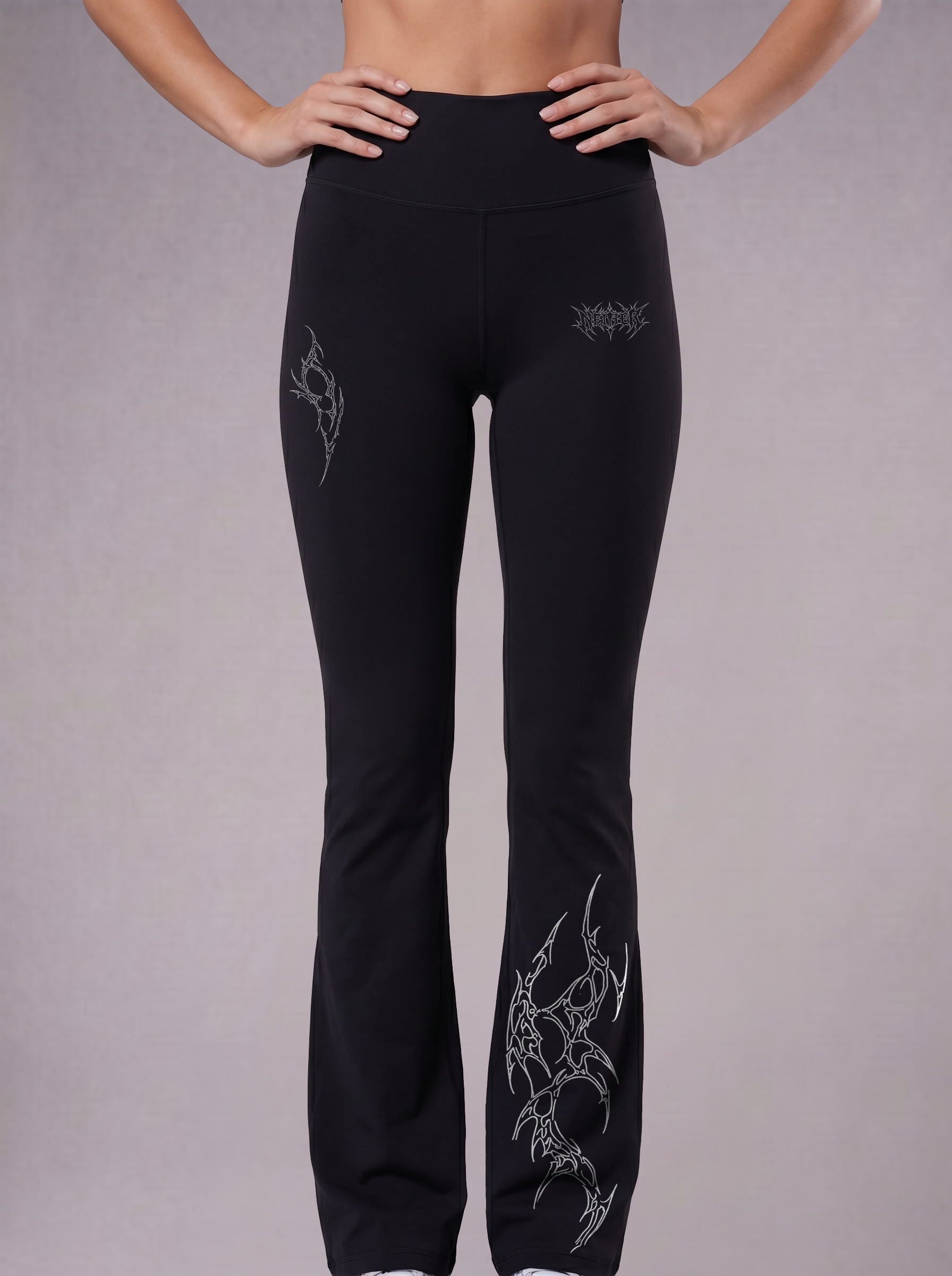 REAVER FLARED PANTS - BLACK