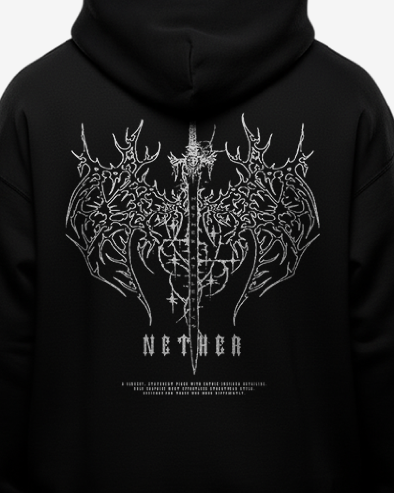 VOID BOXY HOODIE - WHITE