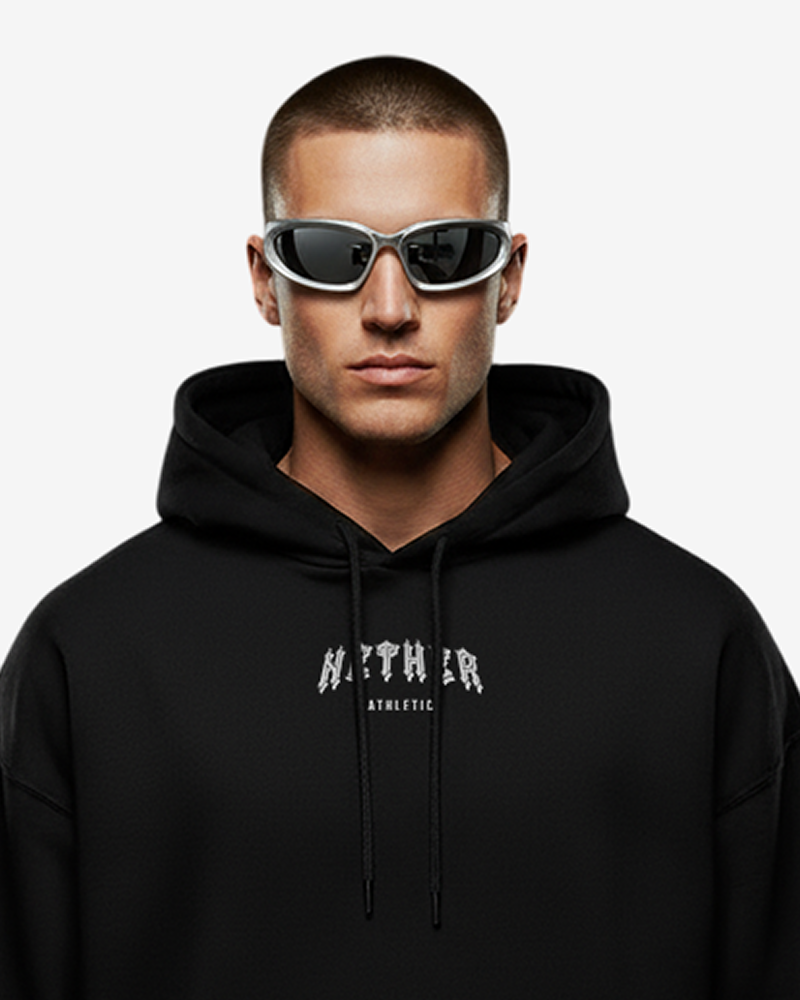 VOID BOXY HOODIE - WHITE