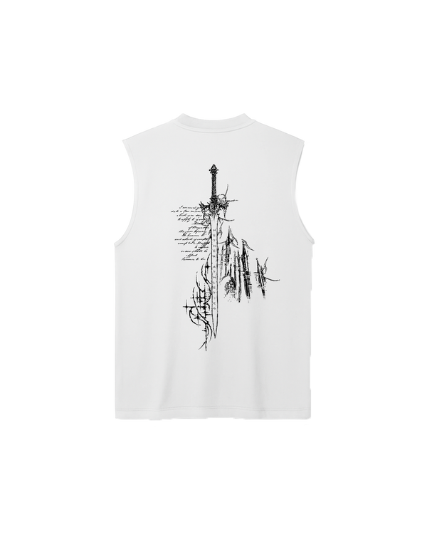 VOID™ SLEEVLESS TANK-TOP - WHITE