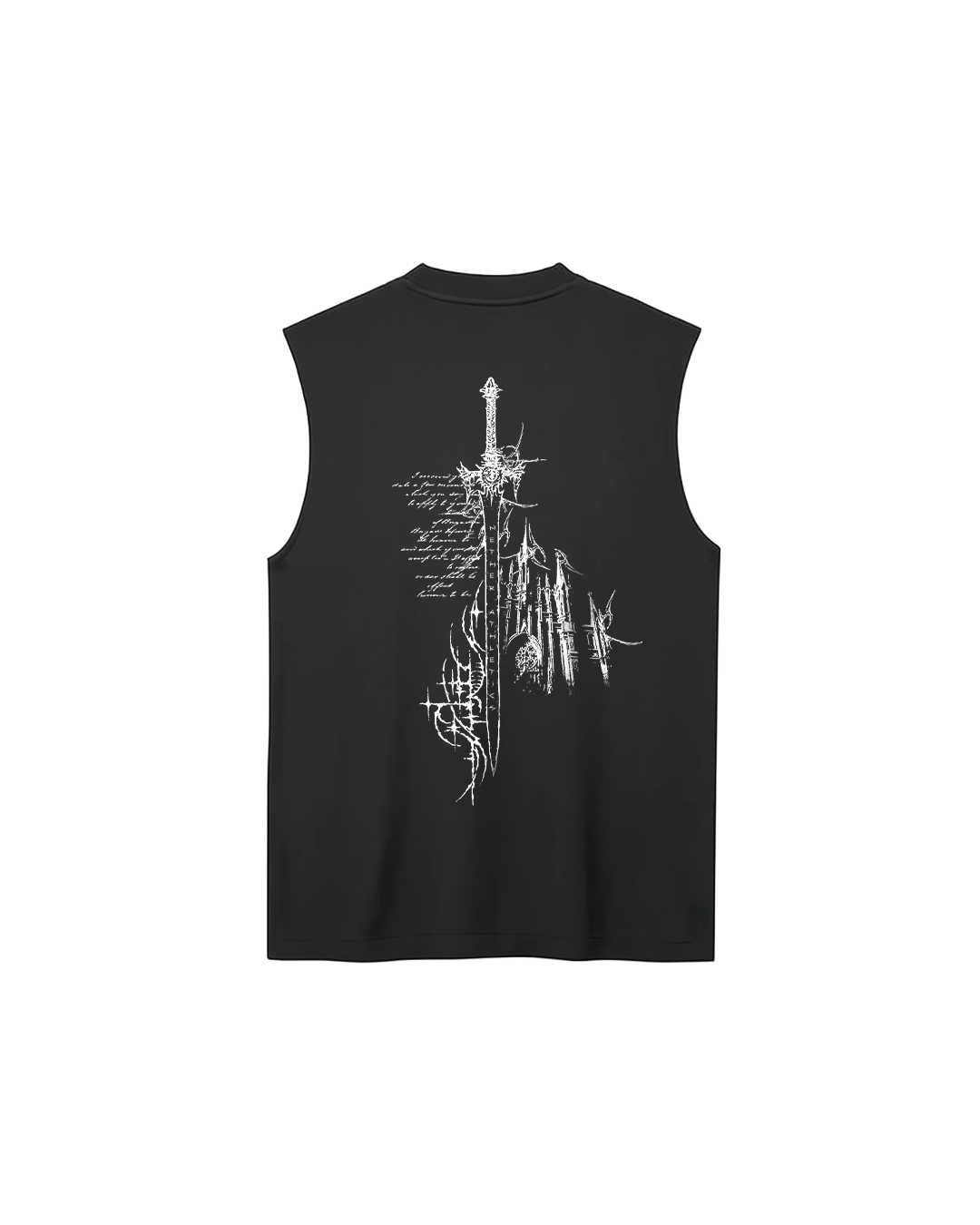 VOID™ SLEEVLESS TANK-TOP - BLACK